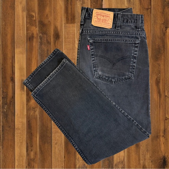 Levi's Other - Levi’s 516 Slim Fit Straight Leg Jeans – Black / Charcoal – Made in Canada-38/30